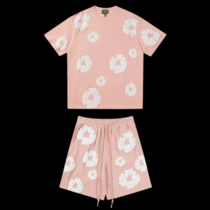 DENIM TEAR PINK SET