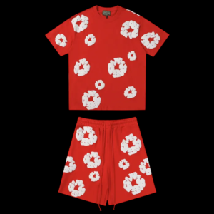 DENIM TEAR RED SET