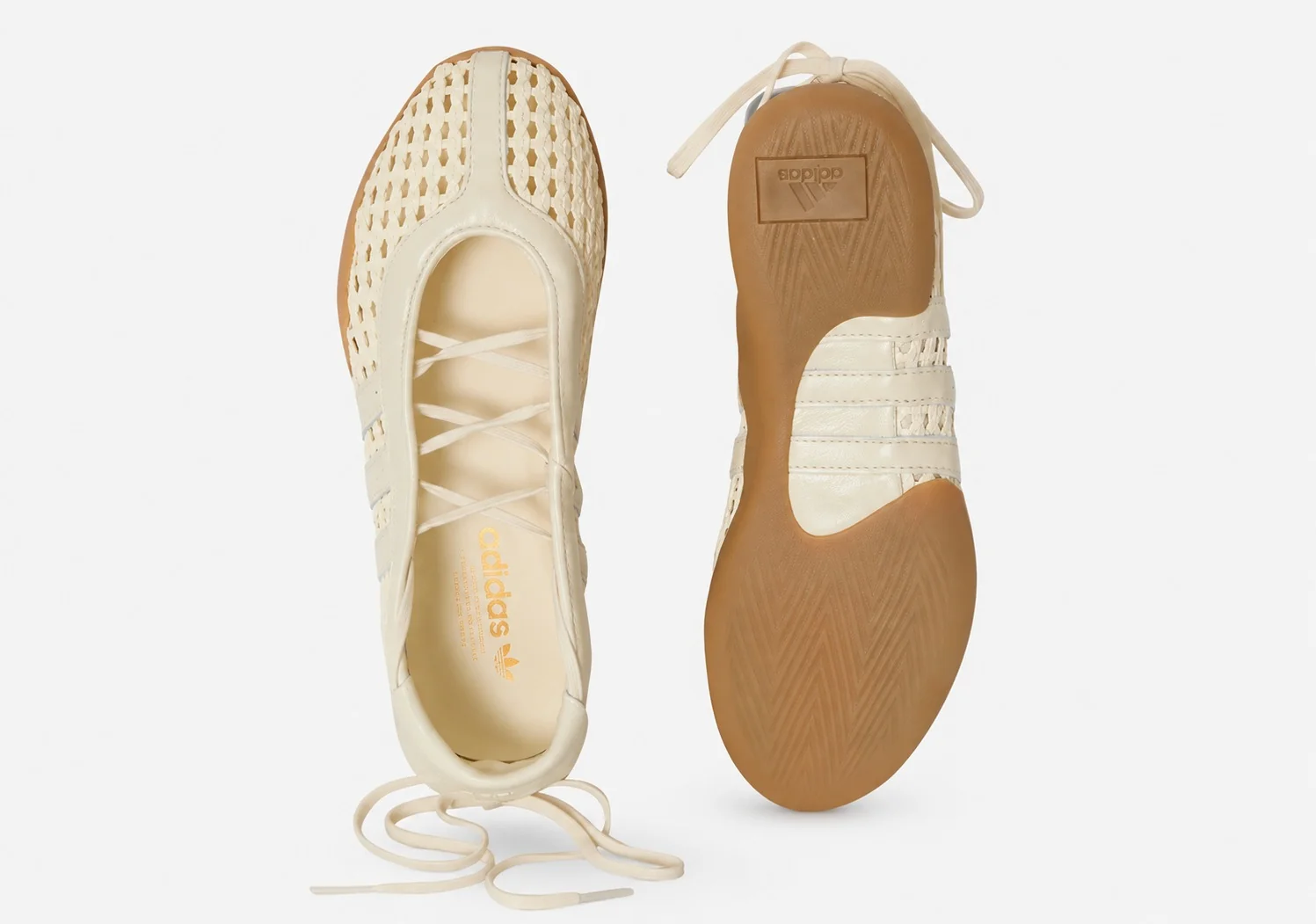 Adidas Taekwondo Mei Ballet - Crochet Cream / Gum - Image 4