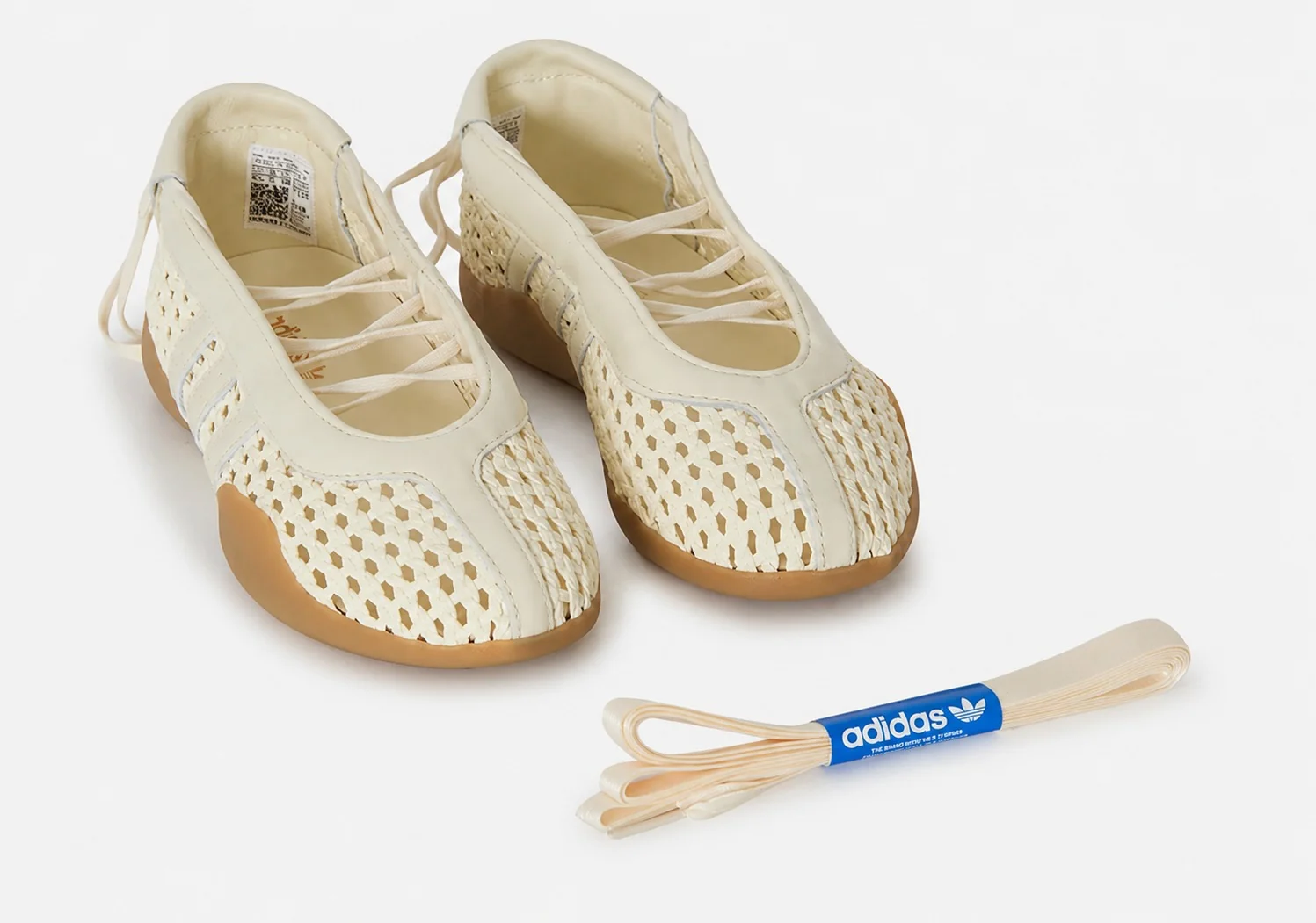 Adidas Taekwondo Mei Ballet - Crochet Cream / Gum - Image 3