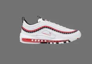 Alternative view of Nike Air Max 97 Script Swoosh Pack White / University Red / Black