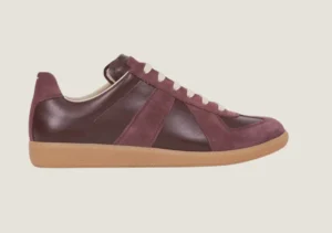 Maison Margiela Replica - Nappa Leather & Suede / Burgundy / Honey Sole