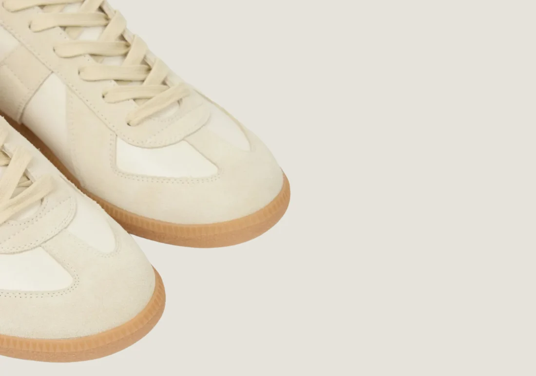 Maison Margiela Replica - Nappa Leather & Suede / Beige / Honey Sole - Image 5