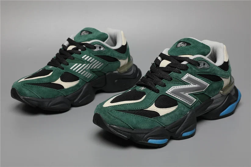 New Balance 9060 - Green White - V2 - Image 2