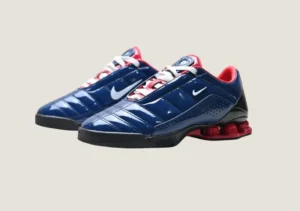 Alternative view of Nike Total 90 Shox Secutor Maha Amsterdam Navy Red