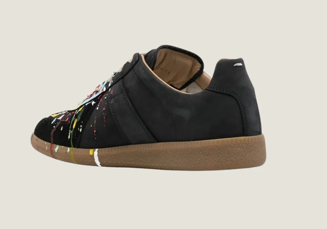 Maison Margiela Replica - Nubuck Leather & Velour / Paint Splatter - Image 2