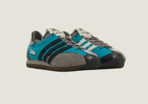Alternative view of Adidas Country OG x Song for the Mute - Blue / Grey / Black