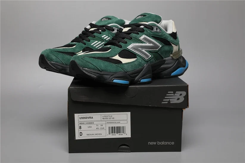 New Balance 9060 - Green White - V2 - Image 4