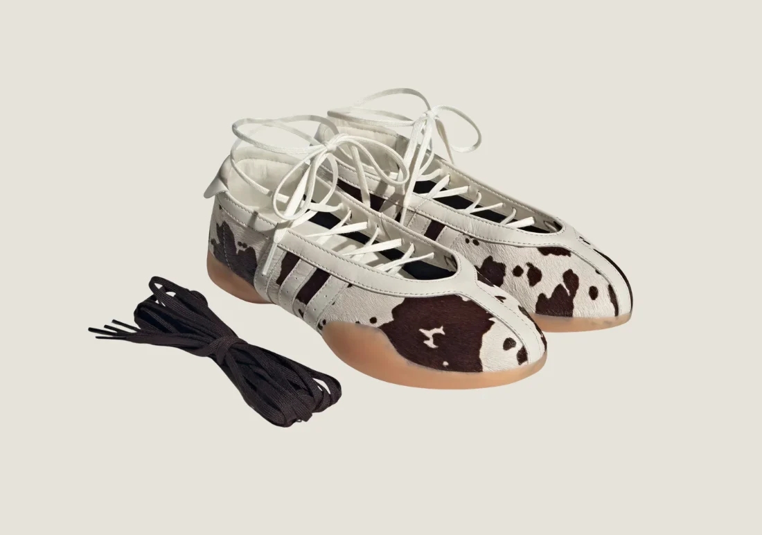Adidas Taekwondo Mei - Cow Print Brown / White - Image 2