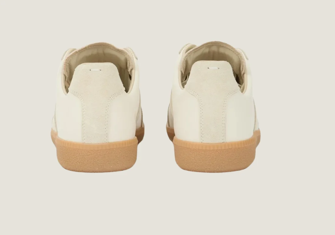 Maison Margiela Replica - Nappa Leather & Suede / Beige / Honey Sole - Image 3