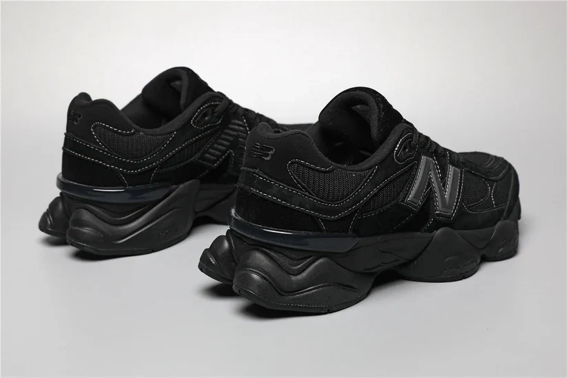 New Balance 9060 - Full Black - Image 5