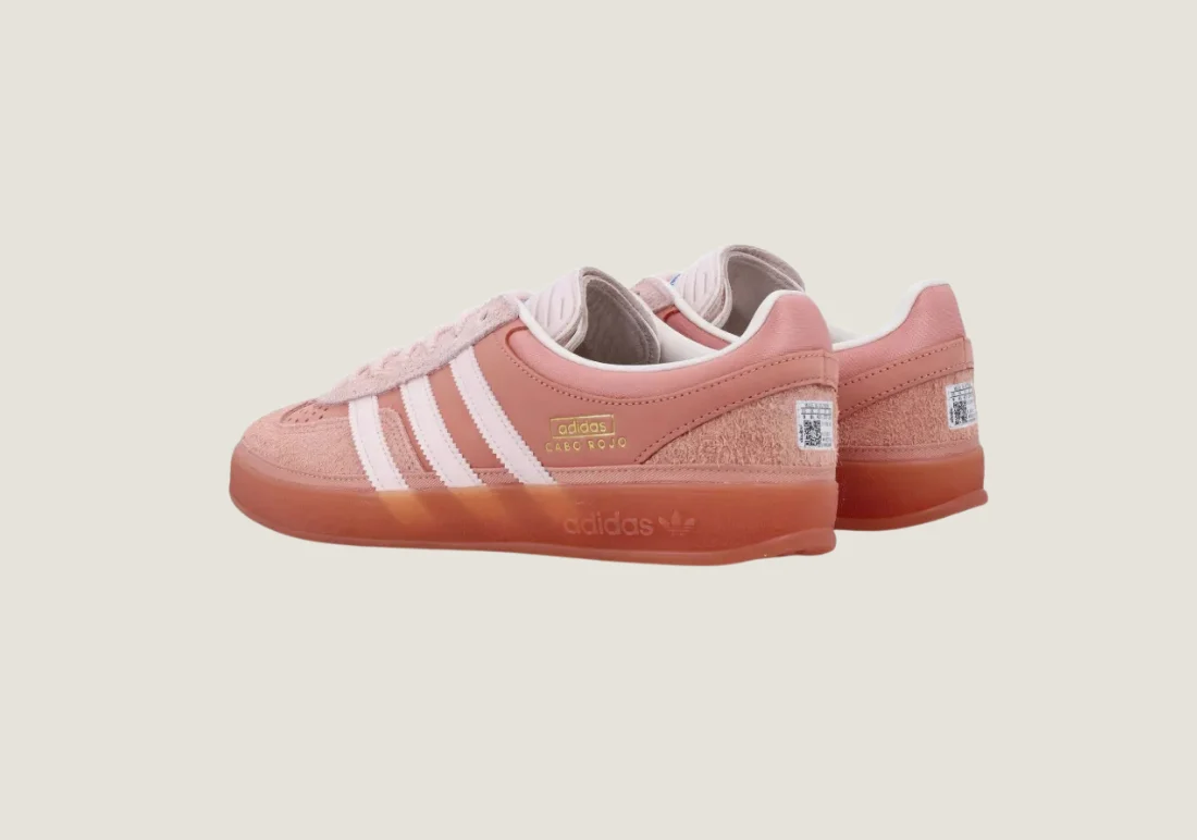Adidas Gazelle Indoor x Bad Bunny - Cabo Rojo Pink / White - Image 4