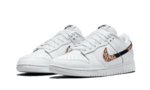 Alternative view of DUNK L - ANIMAL PRINT WHITE