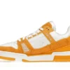 LV – TRAINER YELLOW MONOGRAM DENIM WHITE