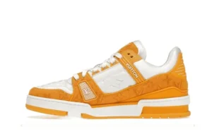 LV – TRAINER YELLOW MONOGRAM DENIM WHITE