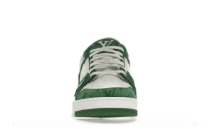 Alternative view of LV – TRAINER GREEN MONOGRAM DENIM WHITE