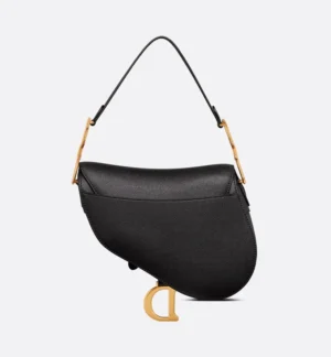 Alternative view of Dior Saddle Bag with Strap - Black