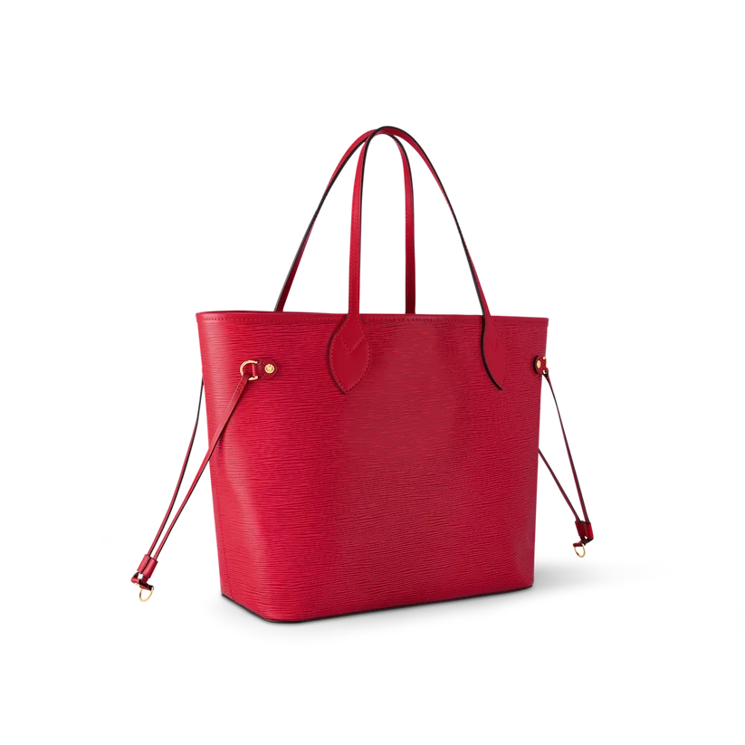 Louis Vuitton Neverfull MM - Castillan Red Epi Leather - Image 3