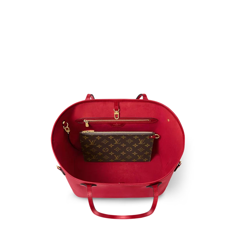 Louis Vuitton Neverfull MM - Castillan Red Epi Leather - Image 2