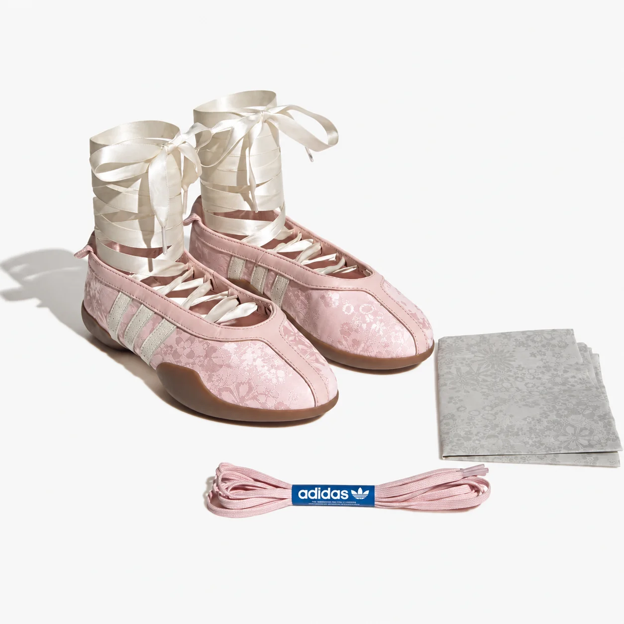 Adidas Taekwondo Mei Ballet - Soft Pink Floral-Patterned - Image 4