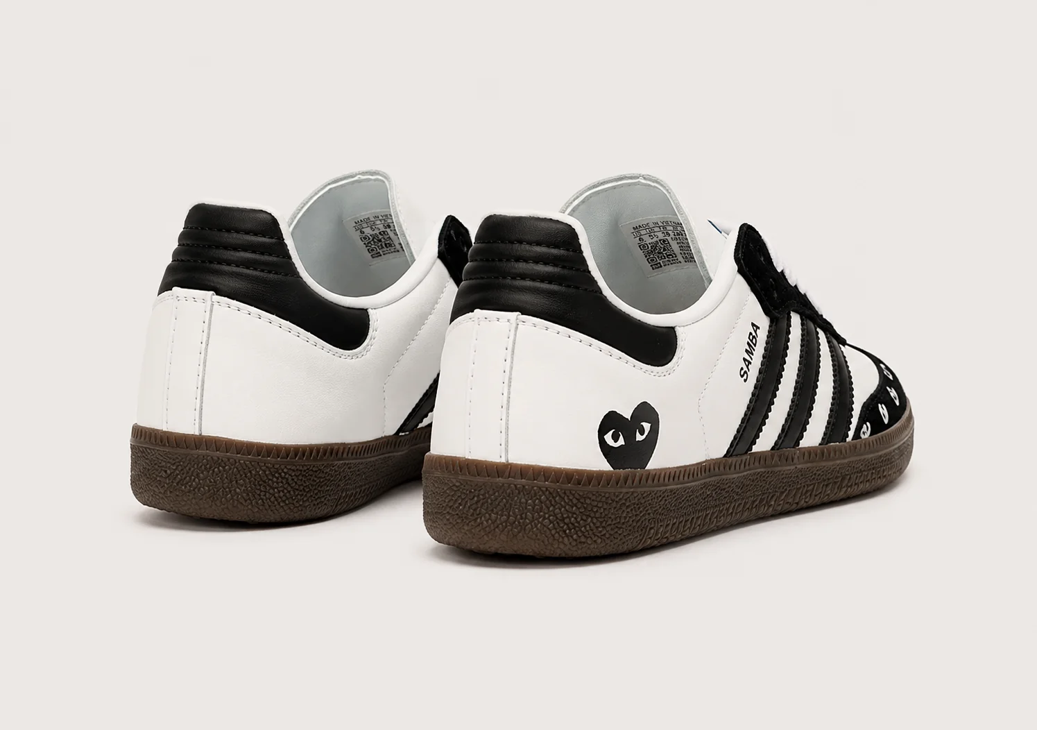 Adidas Samba x CDG - White / Black - Image 4