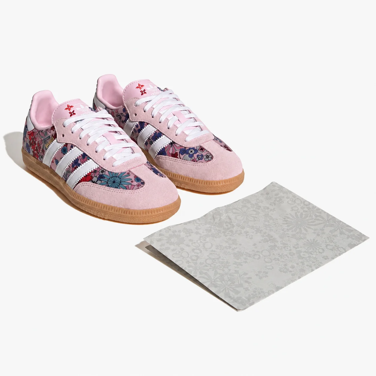 Adidas Samba OG x Liberty London - Pink / White - Image 5