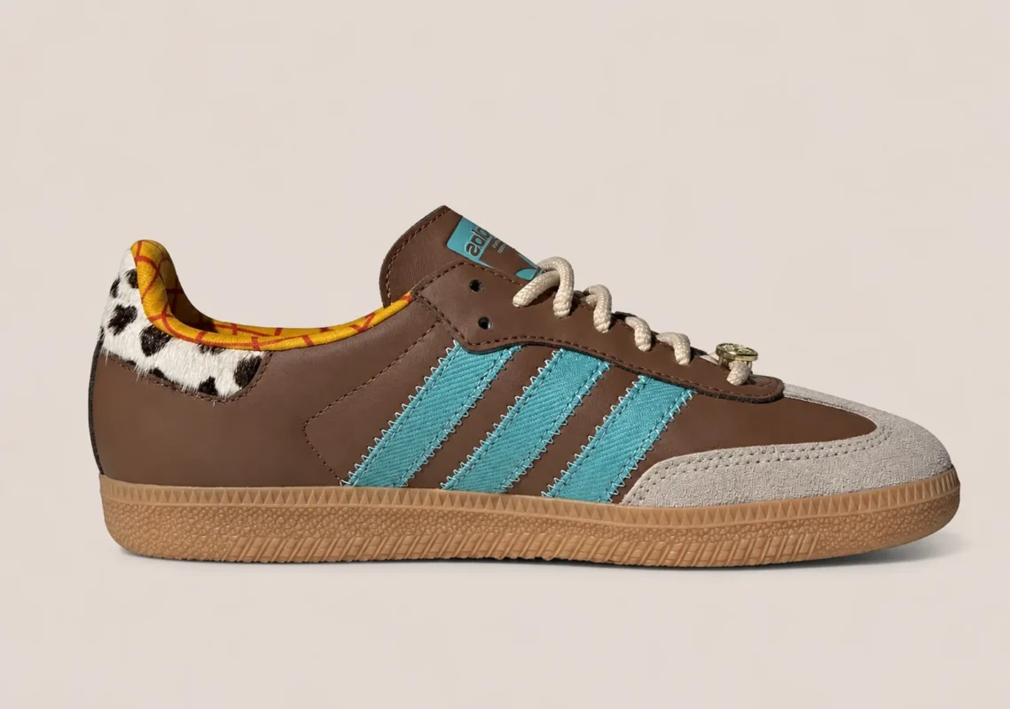 Adidas Samba OG x Toy Story 'Woody' - Brown & Turquoise