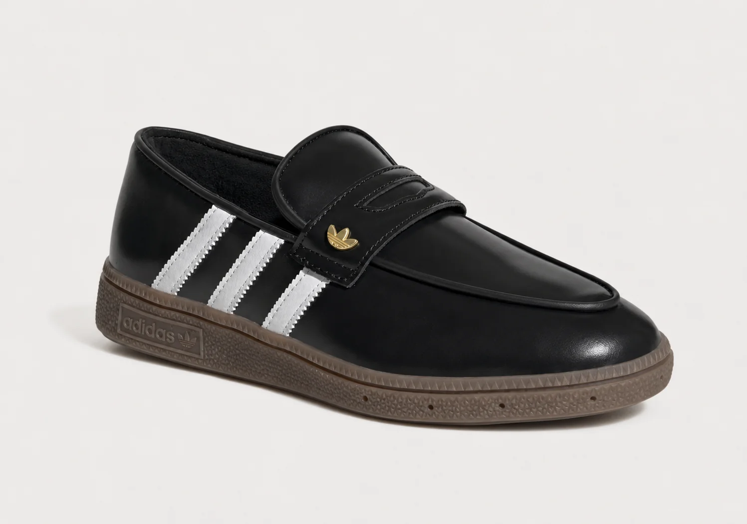 Adidas Handball Spezial Loafer - Core Black / Cloud White / Gum - Image 6