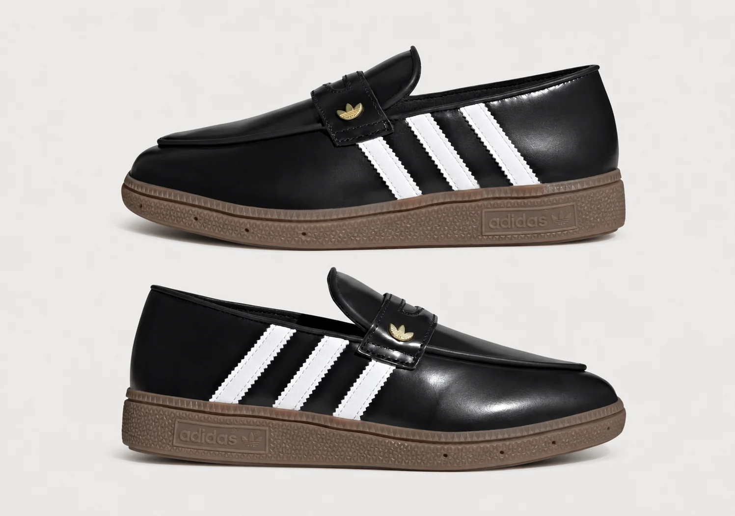 Adidas Handball Spezial Loafer - Core Black / Cloud White / Gum - Image 5
