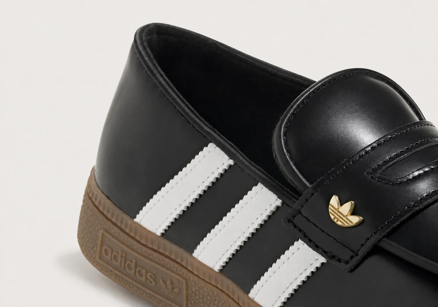 Adidas Handball Spezial Loafer - Core Black / Cloud White / Gum - Image 4