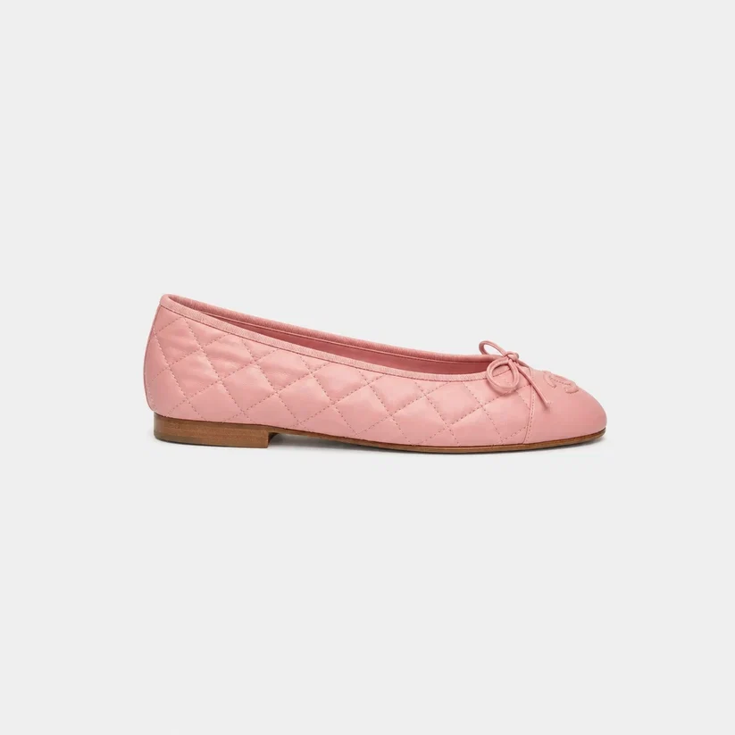 Chanel Ballet Flats Baby Pink