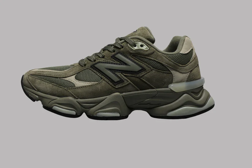 New Balance 9060 - Green Olive - Image 2