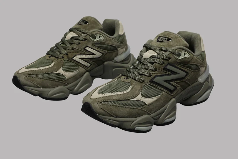 New Balance 9060 - Green Olive - Image 5