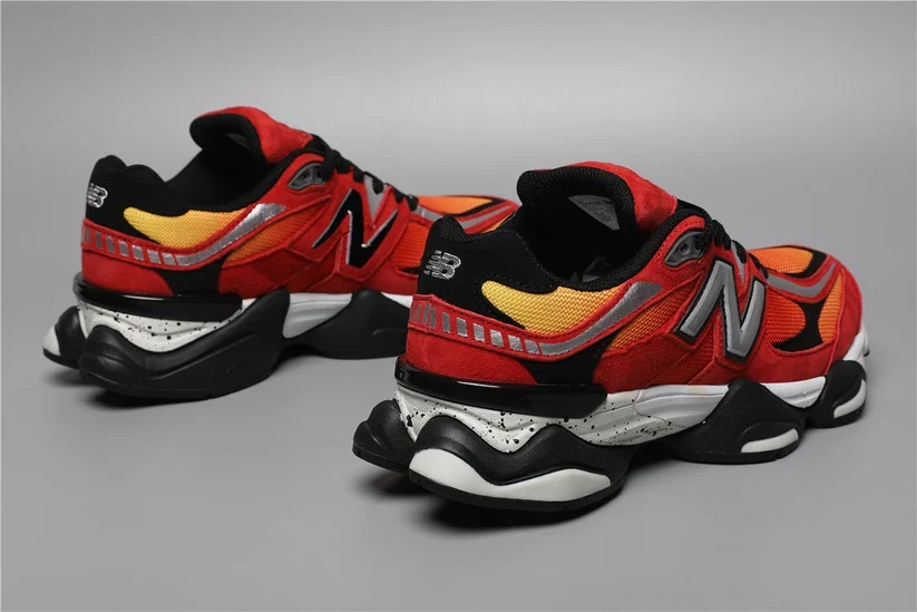New Balance 9060 - Orange Red - Image 6