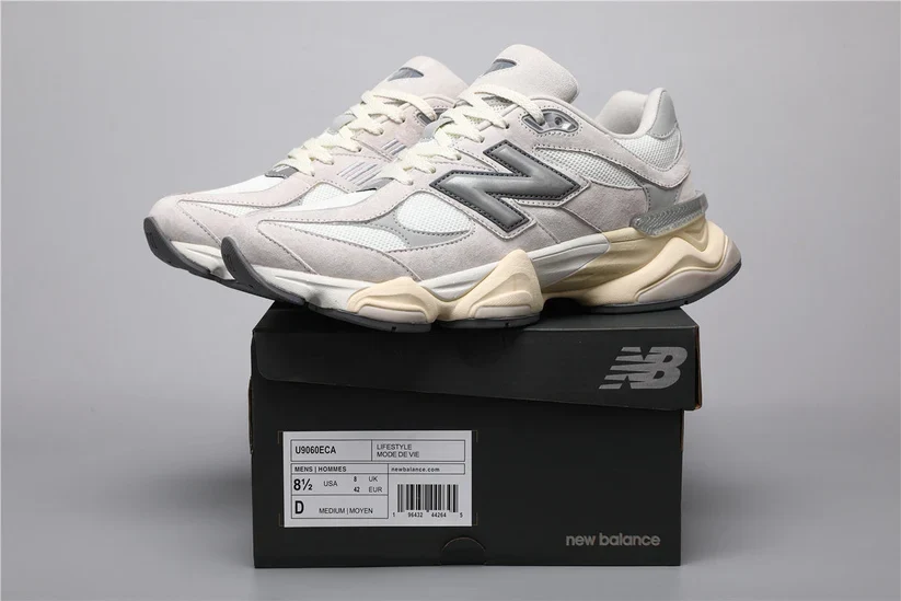 New Balance 9060-6 - Grey White - Image 8