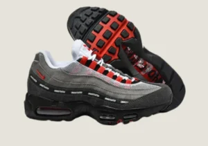 Alternative view of Nike Air Max 95 x Undefeated - Bright Crimson