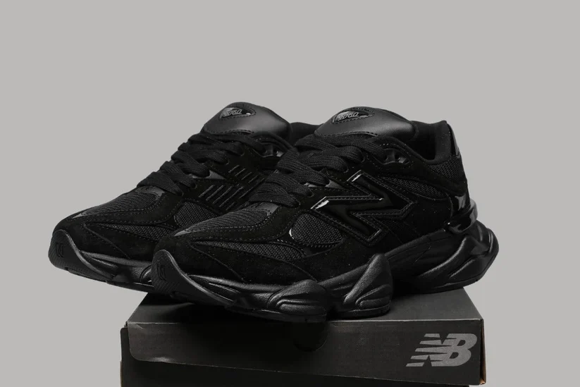 New Balance 9060 - Triple Black - Image 4