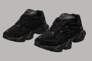 Alternative view of New Balance 9060 - Triple Black