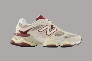 New Balance 9060 - Linen With Monarch Burgundy