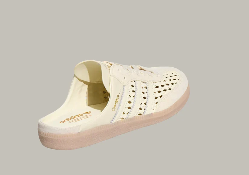 Adidas Samba OG Mule - White / Cream - Image 3