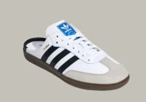 Alternative view of Adidas Samba OG Mule - White