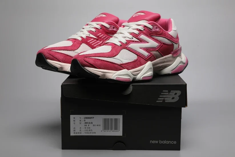 New Balance 9060 - Rose Red - Image 8