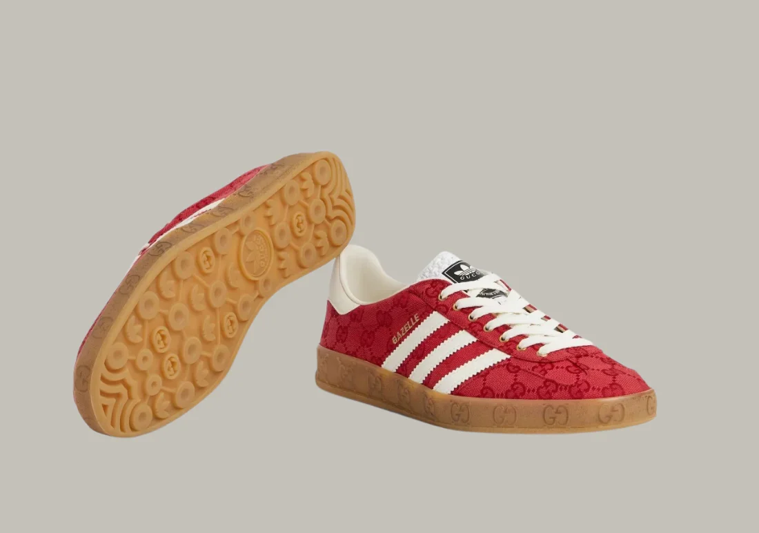 Adidas Gazelle Retro G - Monogram Red - Image 3