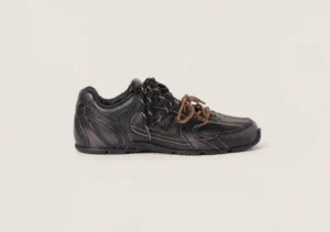 Miu Miu x New Balance 530 SL Runner in black leather