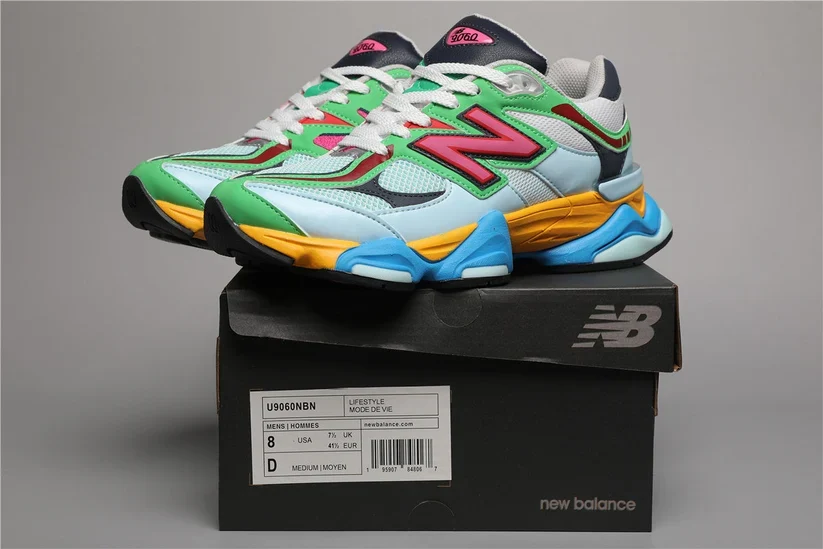 New Balance 9060 - White / Green - Image 8